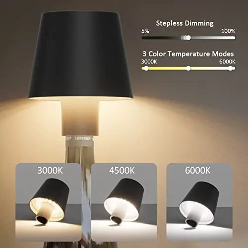 Cordless Wine Stopper LED Bottle Lamp