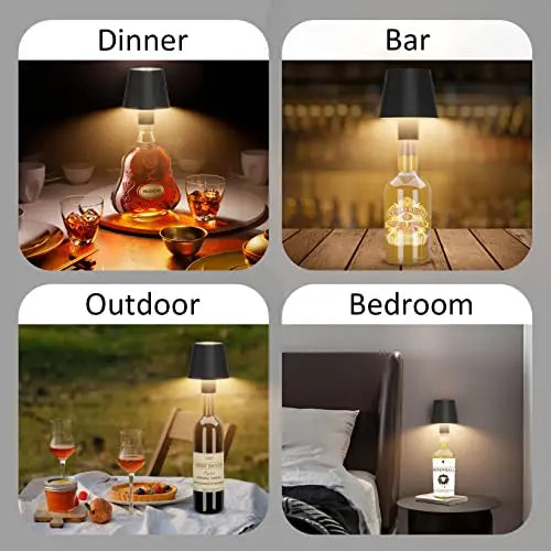 Cordless Wine Stopper LED Bottle Lamp