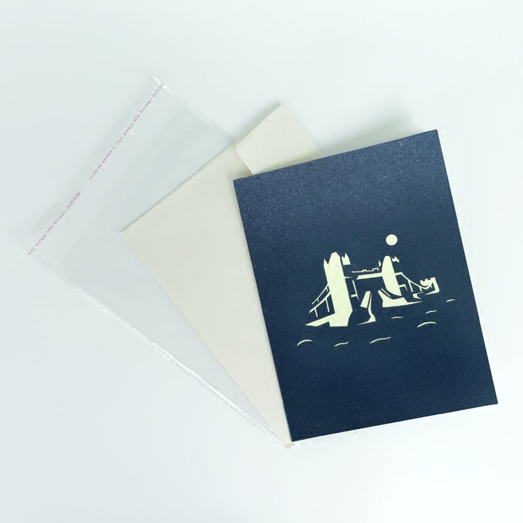 London Bridge Pop Up 3D Birthday Card