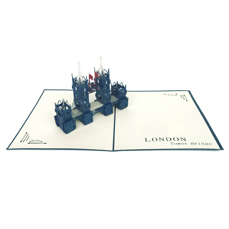 London Bridge Pop Up 3D Birthday Card