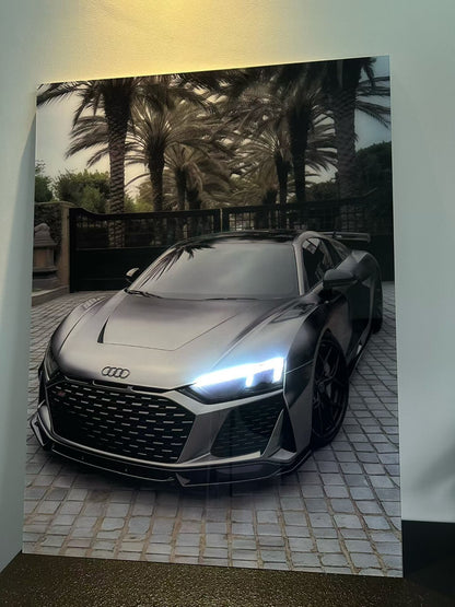 Custom Car Headlight Neno Posters Wall Art