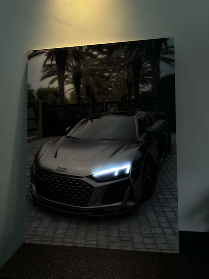 Custom Car Headlight Neno Posters Wall Art