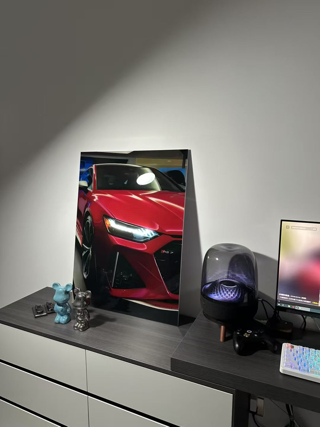 Custom Car Headlight Neno Posters Wall Art