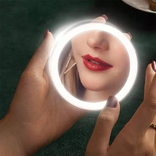 Mini Portable Makeup Mirror with Light